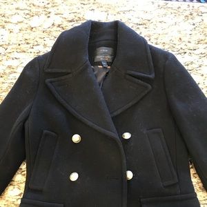 Jcrew peacoat.
